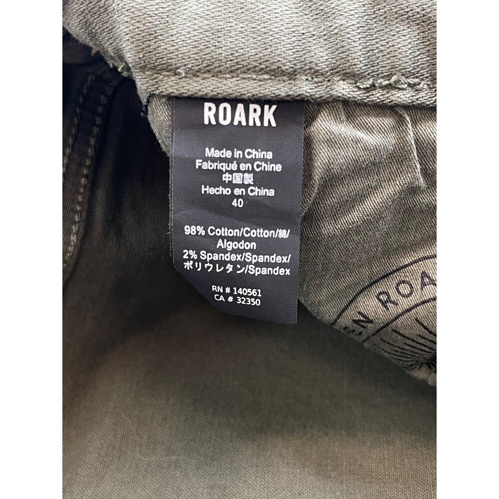 Roark Jeans Mens 40 x‎ 32 Green Cotton Blend Hwy 128 Stretch Straight Fit RD213 - Picture 4 of 7